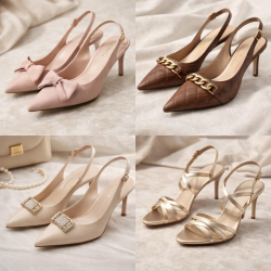 chaussues et robe chic pour femmes